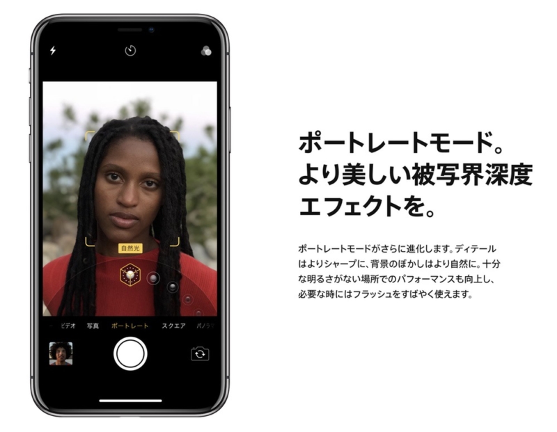 ポートレートモード