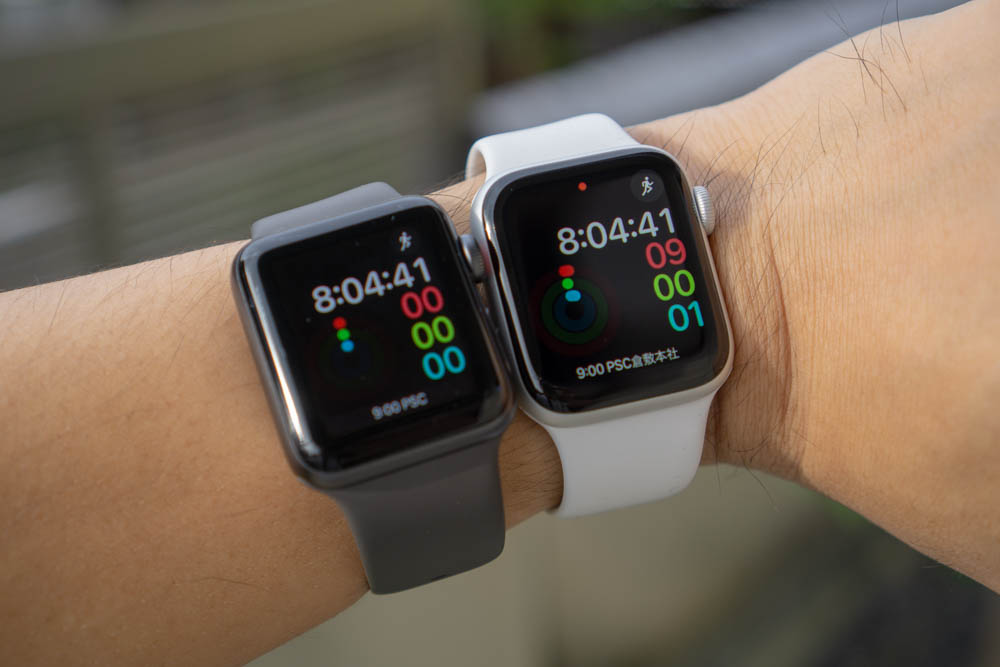 Apple Watch Series 3とSeries 4