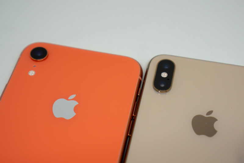 iPhone XRとiPhone XS Maxのカメラ比較