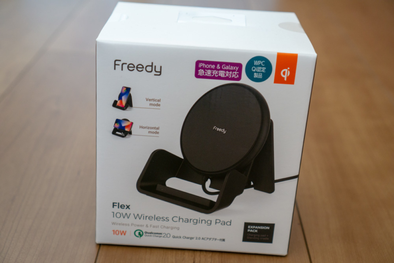 「Flex 10Wワイヤレス充電パッド EA1201S」のパッケージ
