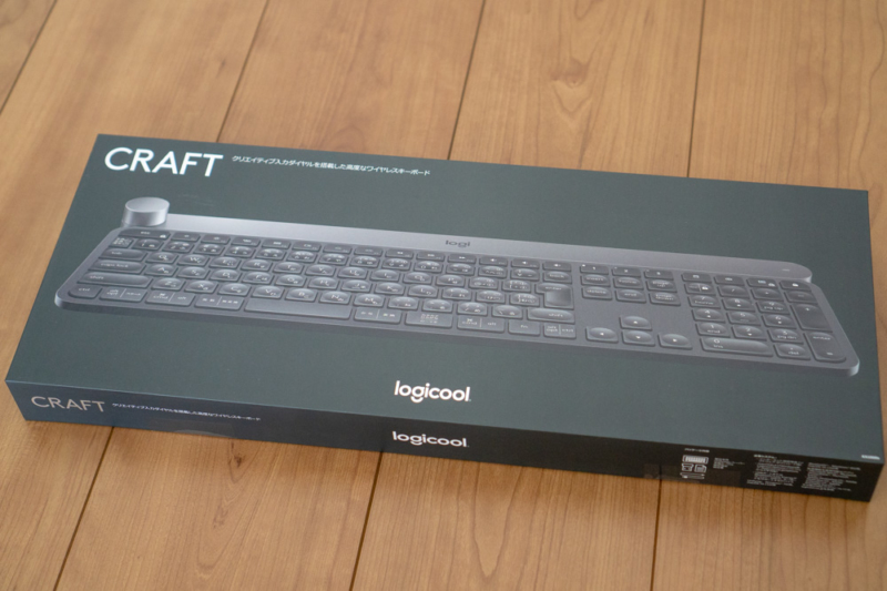 CRAFTワイヤレスキーボード(KX1000s)パッケージ表面
