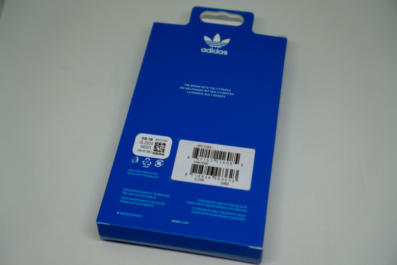 adidas Originals TPU Booklet Case BASIC iPhone XS Maxのパッケージ裏面