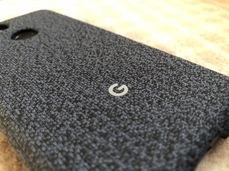 Pixel 3純正ケースの表面