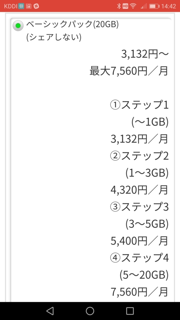 【ドコモオンラインショップでMNP】ベーシックパック