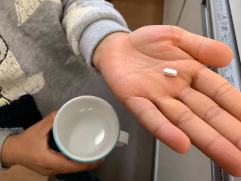 錠剤は非常に小さい