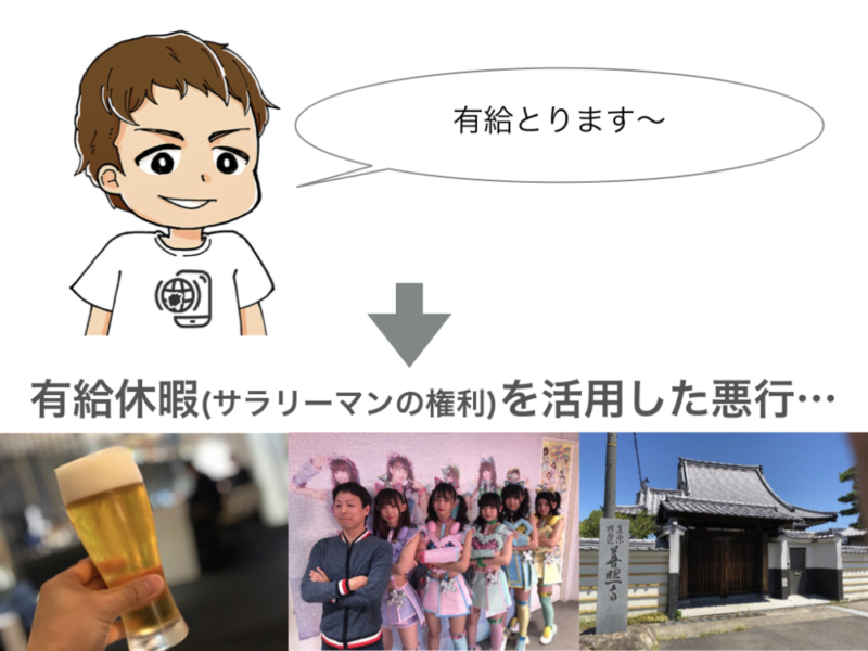 会社員時代は数々の悪行を