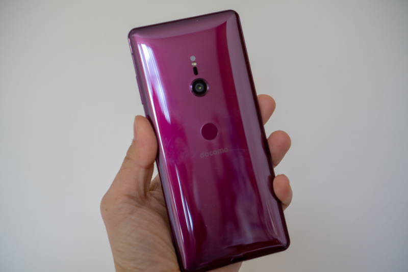 Xperia XZ3のシングルカメラ