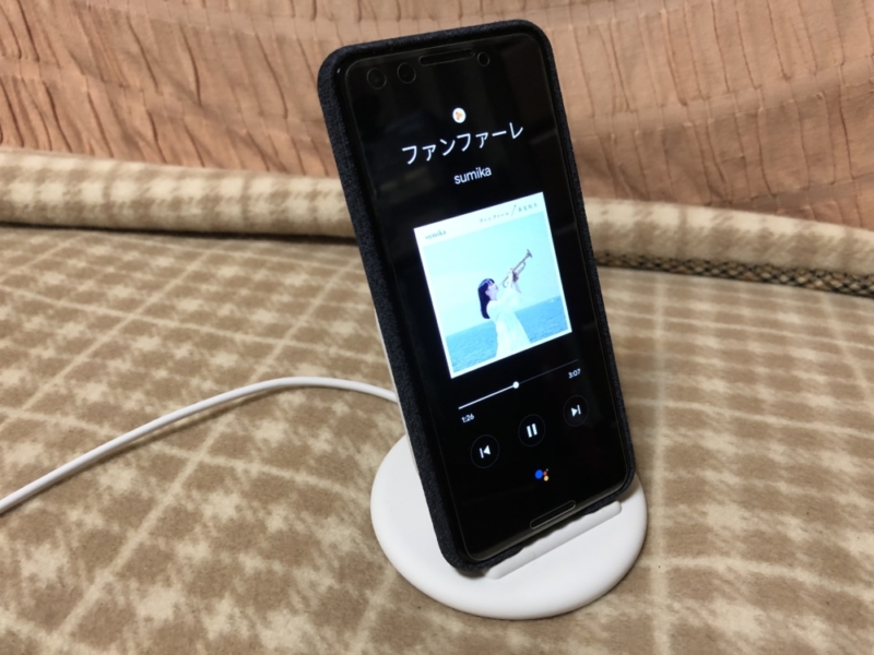 Pixelがミュージックプレイヤーになる