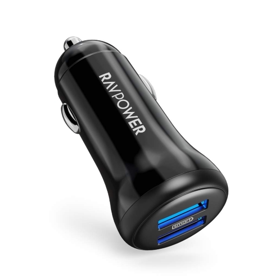 【RAVPower カーチャージャー シガーソケット USB 車載充電器】本体