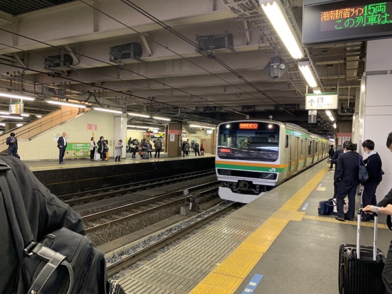 湘南新宿ラインがやってきた