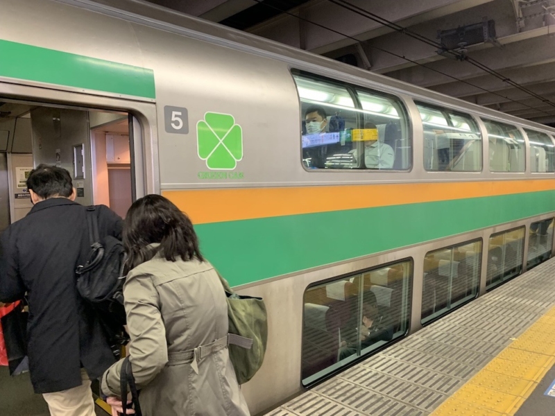 グリーン車に乗車する