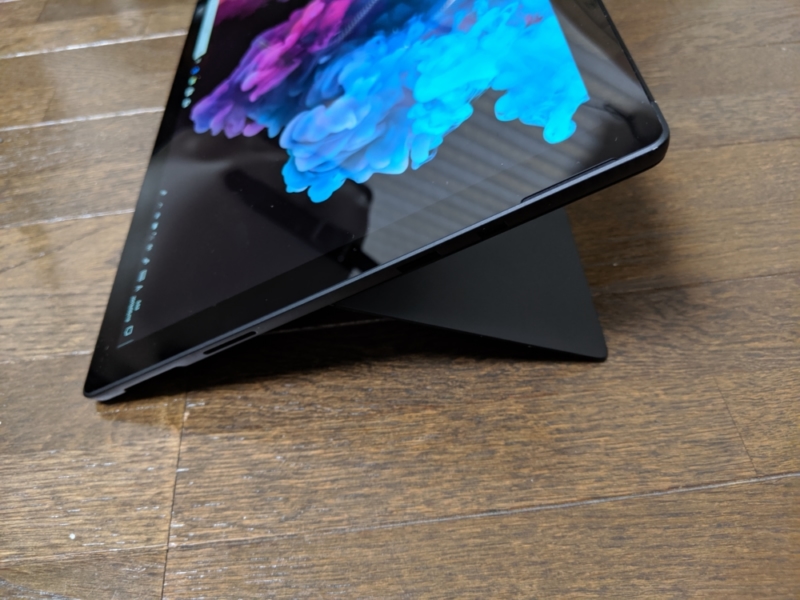 スタジオモードにしたSurface Pro 6