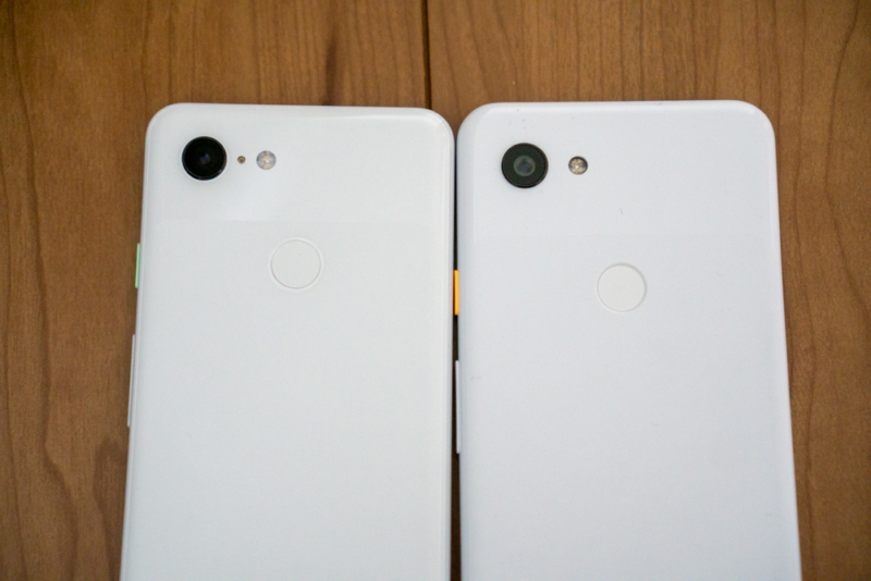 左:Pixel 3、右:Pixel 3a