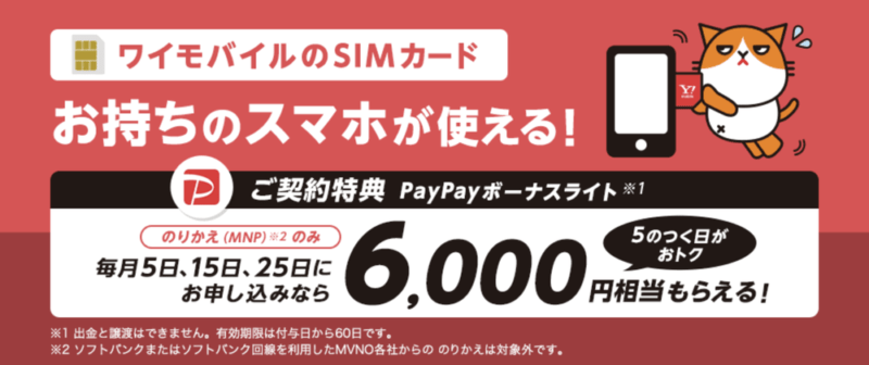 Y!mobile5のつく日PayPayキャンペーン