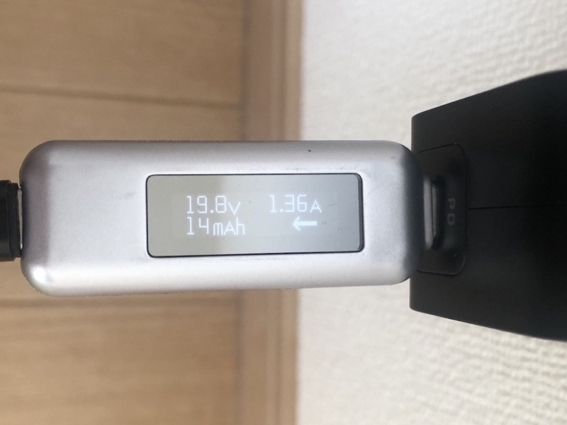 RAVPower 「RP-PC112」MacBook Proで充電チェック