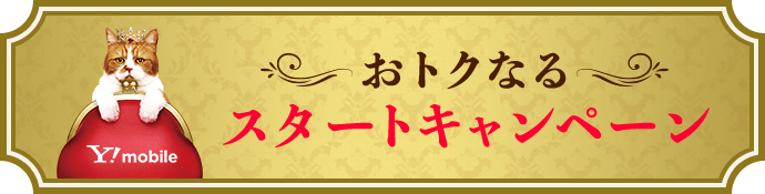 Y!mobile5周年おトクなるスタートキャンペーン
