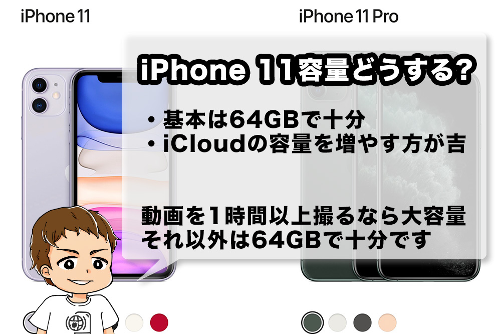 Iphone 11 Iphone 11 Proのストレージ 容量 ギガ は64gbで足りる 128gb 256gbが必要なのは動画を長時間撮る人だけです アナザーディメンション