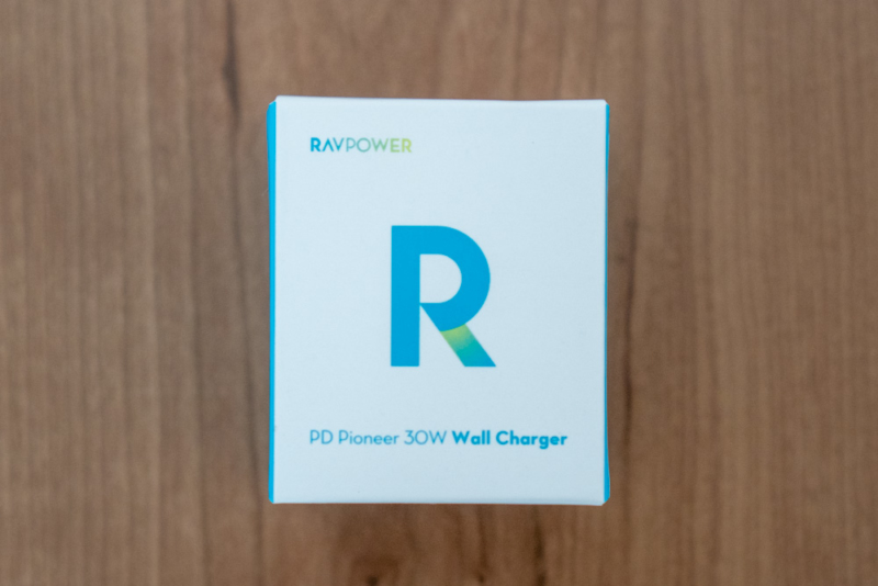 RAVPower「USB-C 30W対応急速充電器 RP-PC120」パッケージ