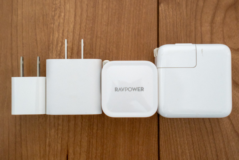 Apple純正充電器との比較