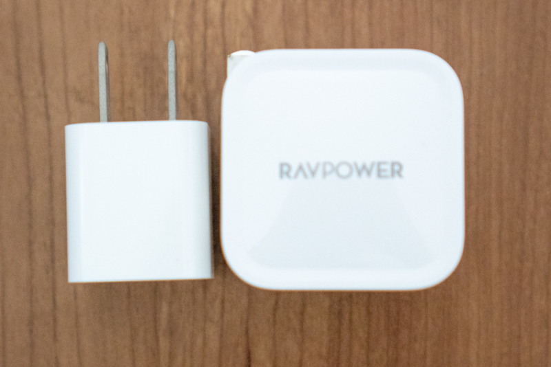 5W充電器との比較