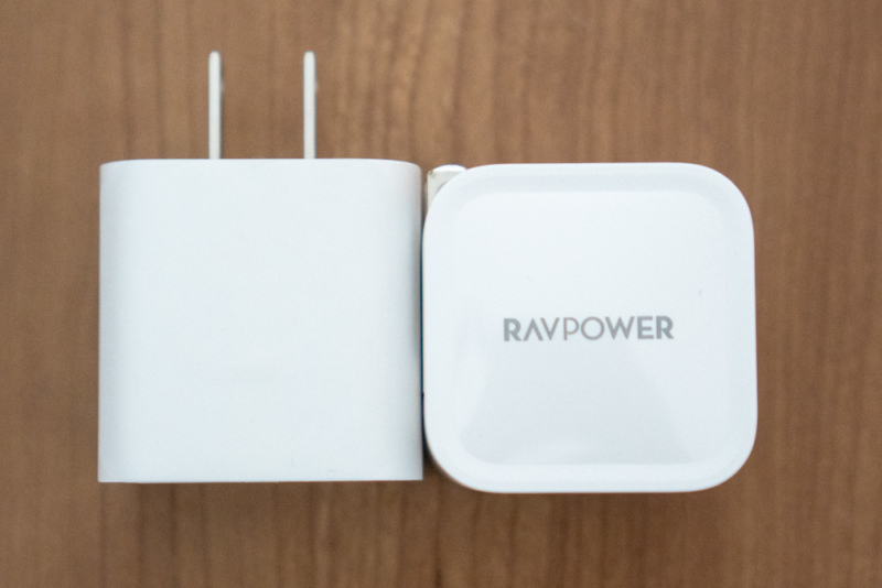 18W充電器との比較