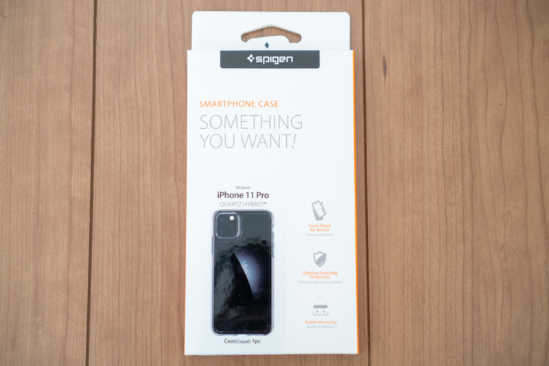 Spigen「クォーツ・ハイブリッド」パッケージ