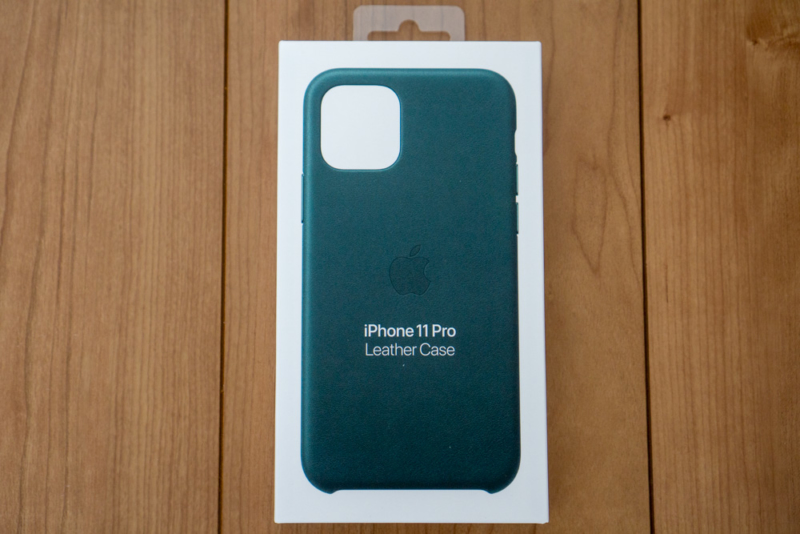 Apple純正iPhone用レザーケースパッケージ