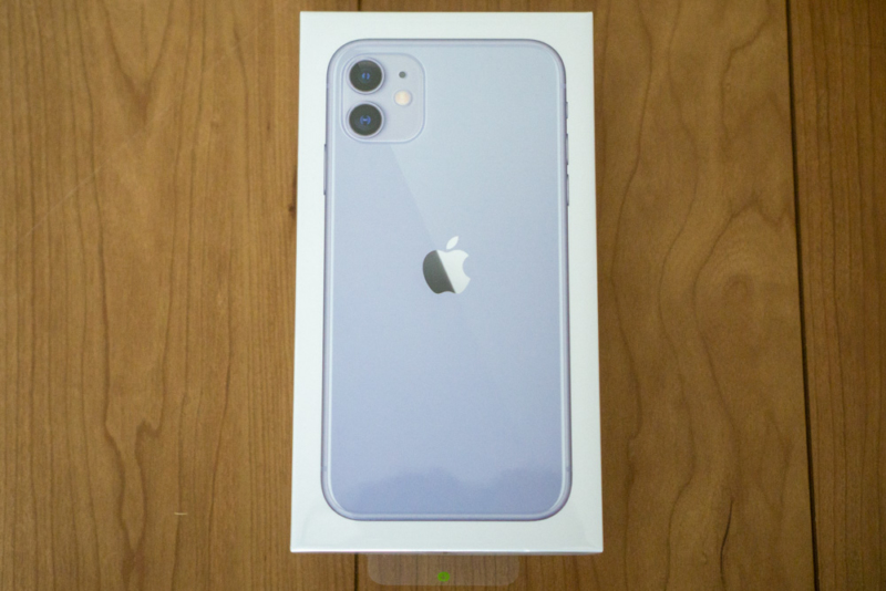 iPhone 11 の化粧箱がお目見え