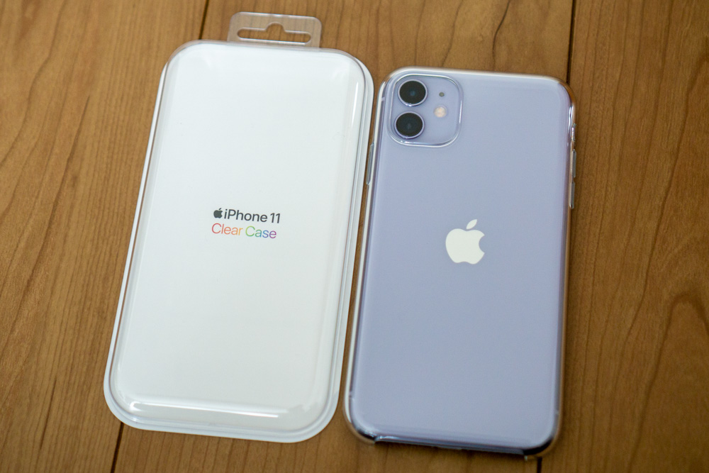 Iphone 11用 Apple純正クリアケース レビュー 高いけど他社ケースと
