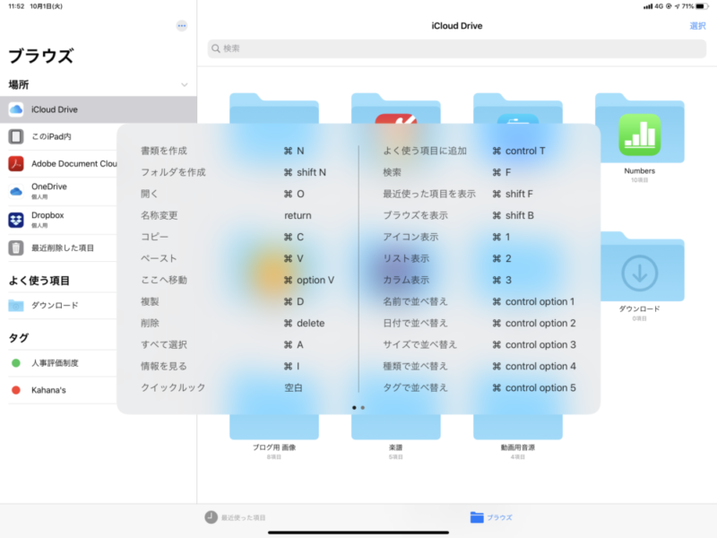 iPadOSでのキーボードショートカットは24個に増えた?