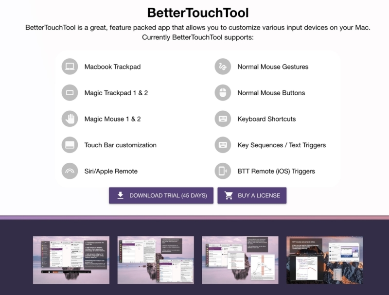 BetterTouchTool(BTT)
