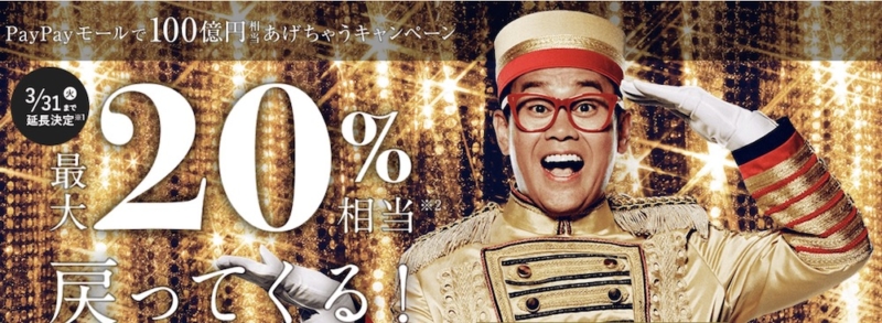 PayPay100億円あげちゃうキャンペーン