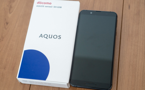 AQUOS sense3 SH-02Mレビュー