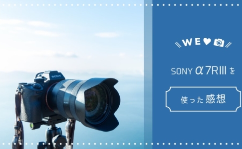 SONY α7RⅢを使った感想