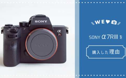 SONY α7RⅢを購入した理由