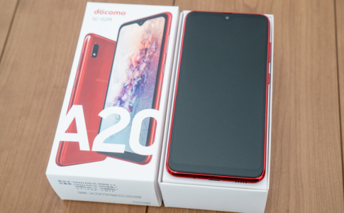 Galaxy A20 SC-02Mレビュー