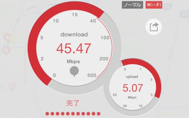 Y!mobile PocketWiFi 通信速度
