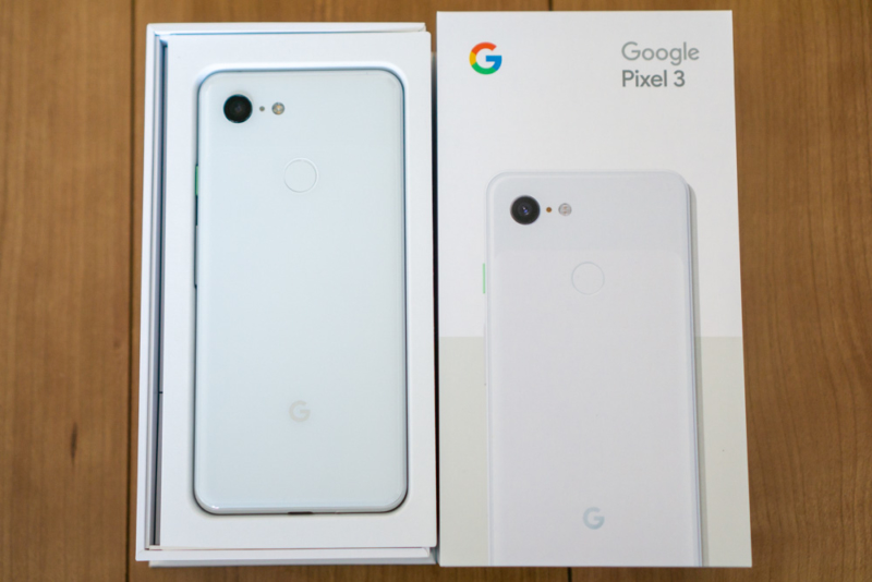 Pixel 3のパッケージ