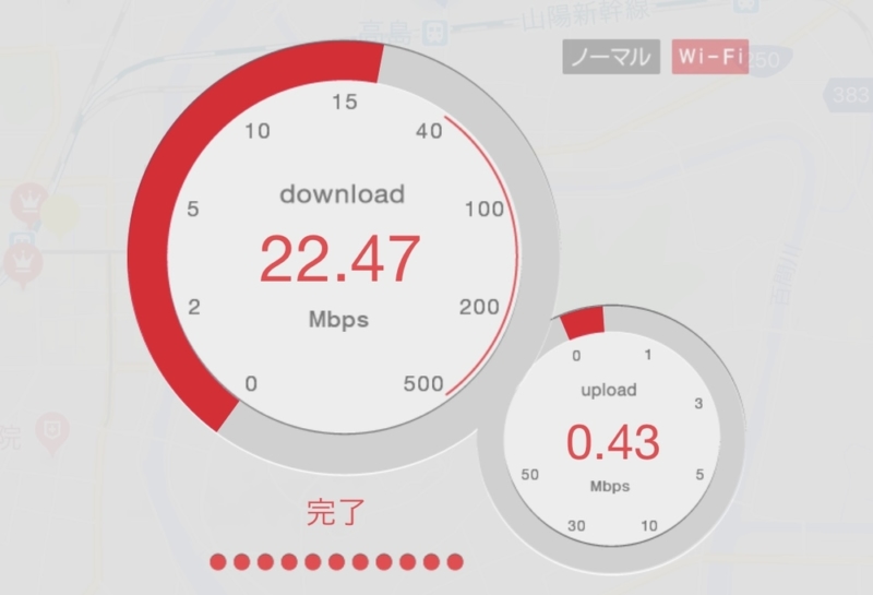 WiMAX 通信速度 実測値