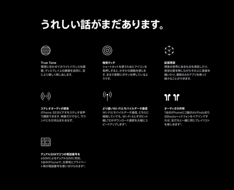 様々な最新機能にも対応