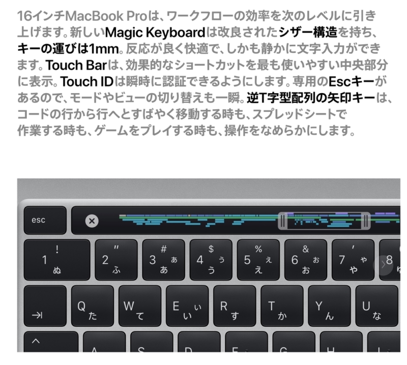 シザー式キーボード