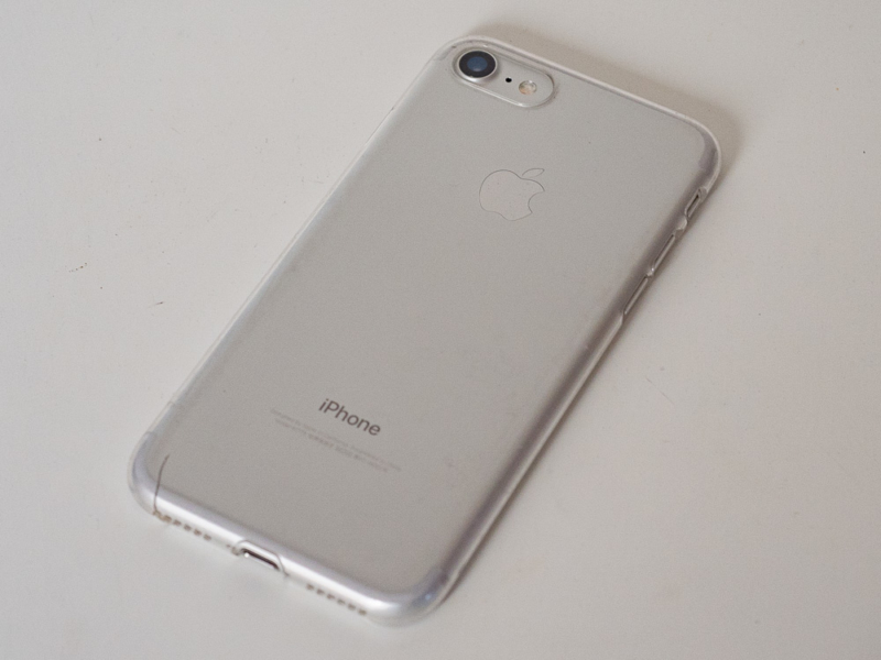 iPhone7に付けたAir Jacket