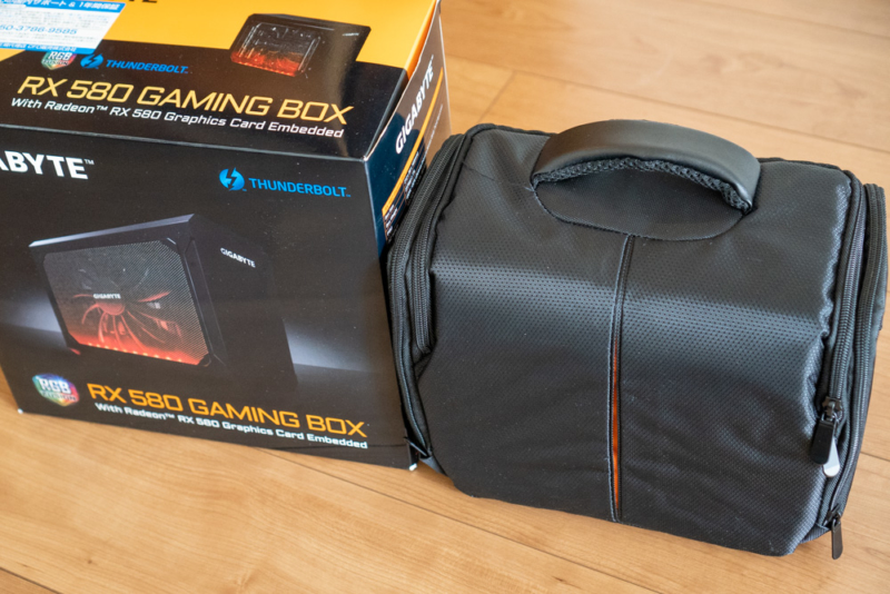 GIGABYTE RX580 GAMINGBOXはとにかく大きい