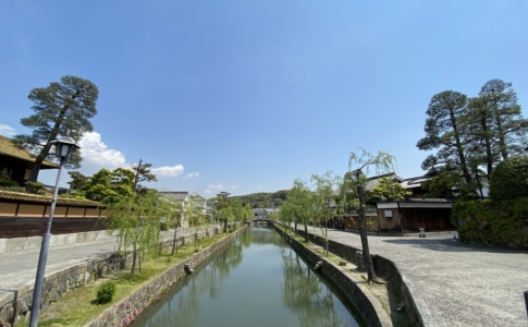 閑散とした美観地区