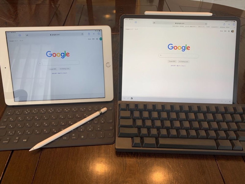 iPad 第7世代とiPad Pro 12.9インチの作業環境