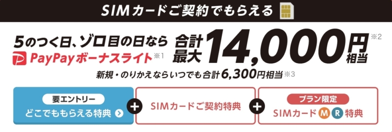 Y!mobile 5のつく日 PayPay