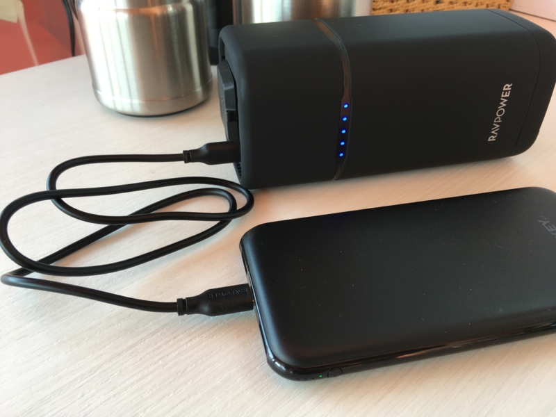 モバイルバッテリー充電