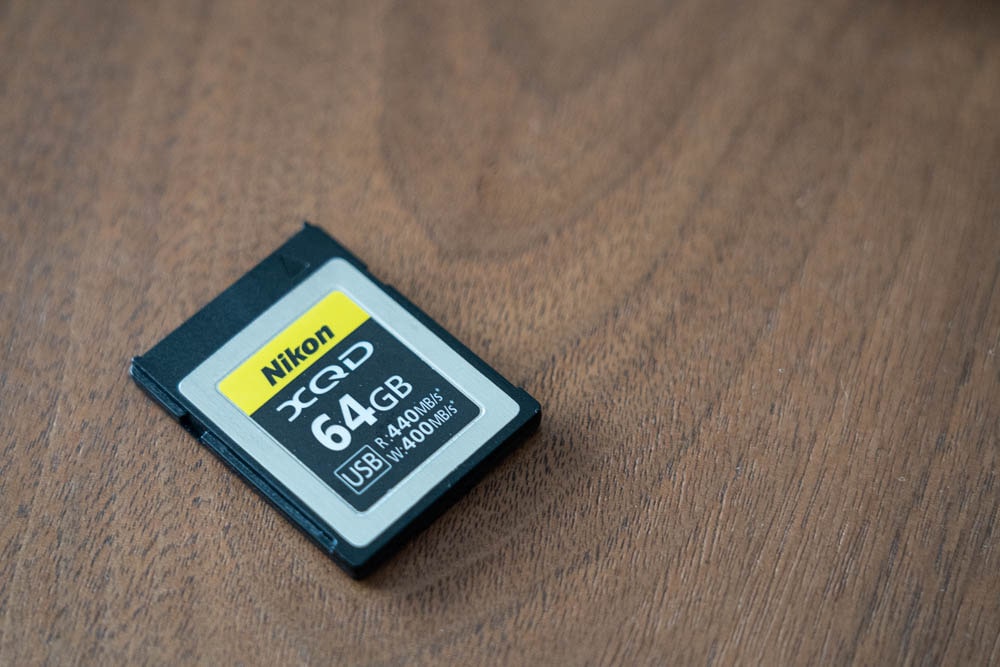 Nikon Z6 XQDカード