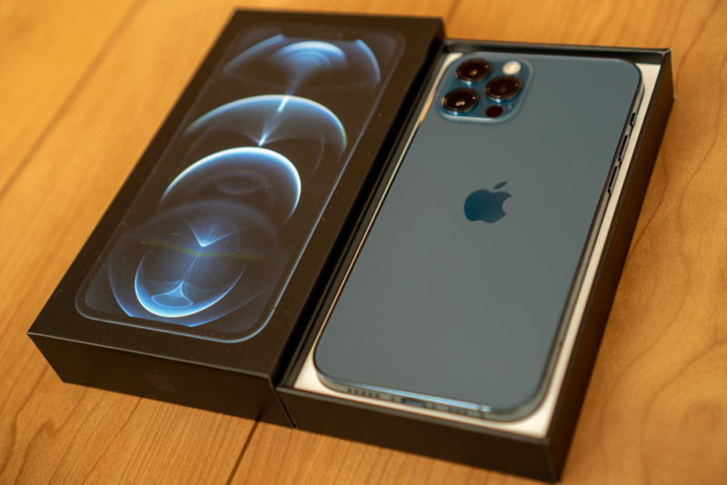 iPhone 12 Pro パシフィックブルー開封フォトレポート