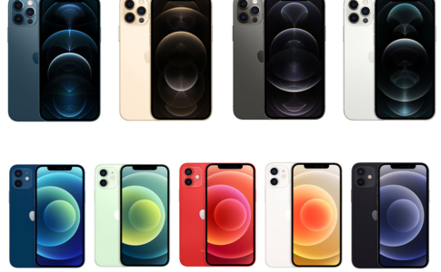 iPhone 12シリーズカラーバリエーション
